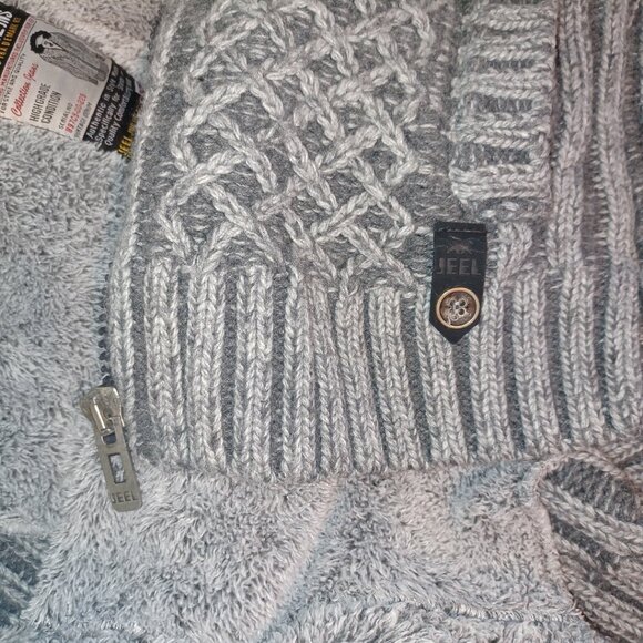 Jeel Sweater/Jacket Lined with Sherpa with hood (4929) - Picture 6 of 10